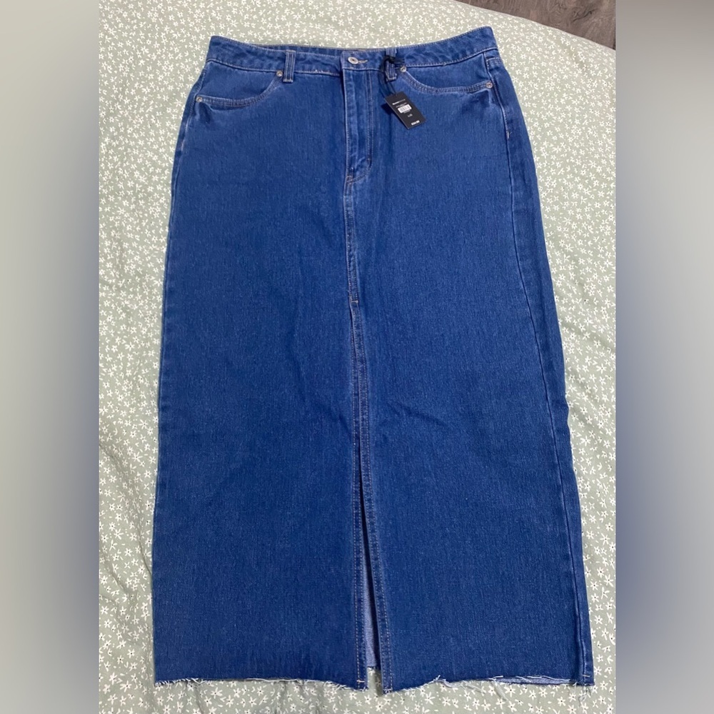 Blue jean skirt